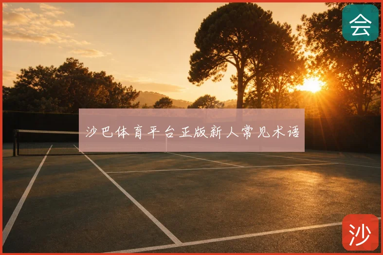 沙巴体育平台正版新人常见术语
